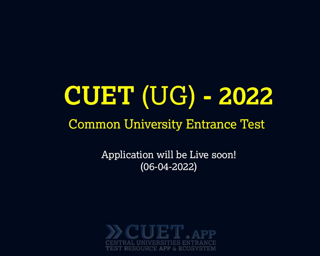 The CUET 2022 Application Process Starts Today