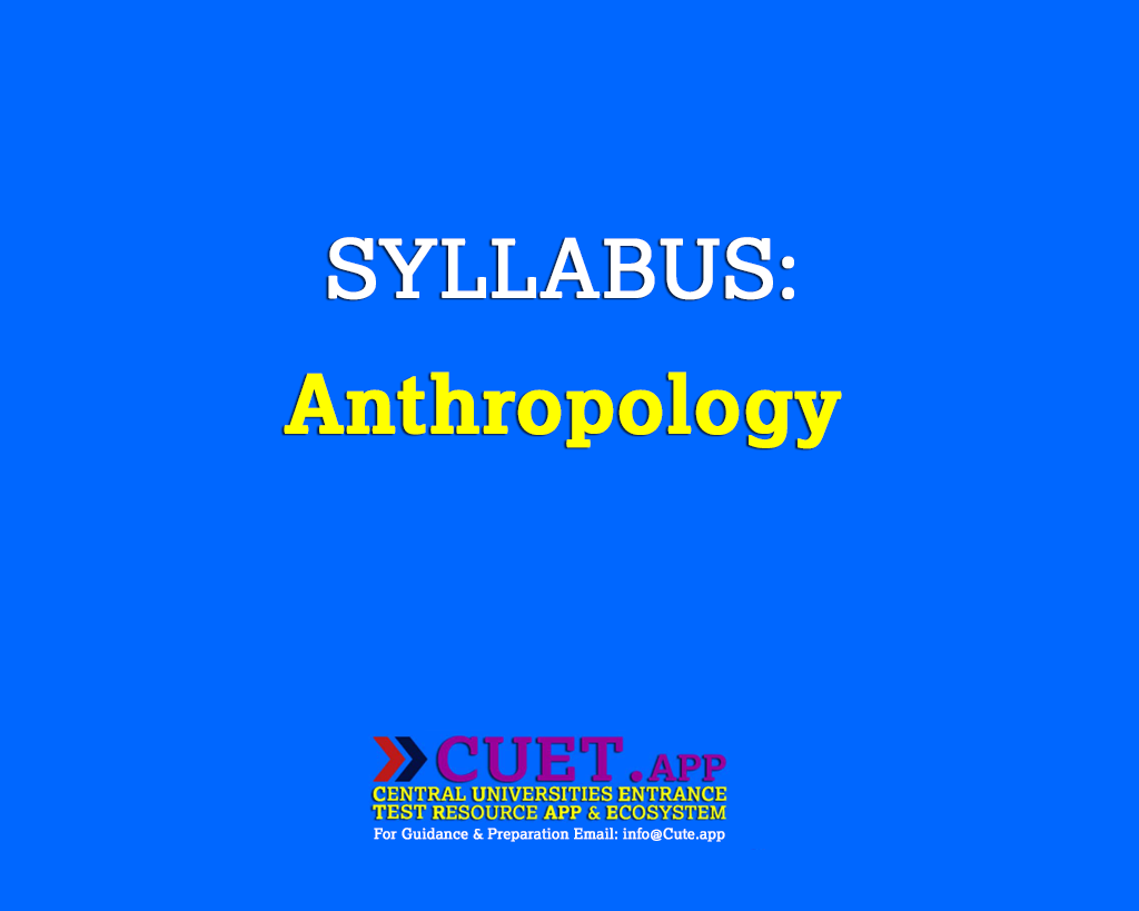 Syllabus | Anthropology