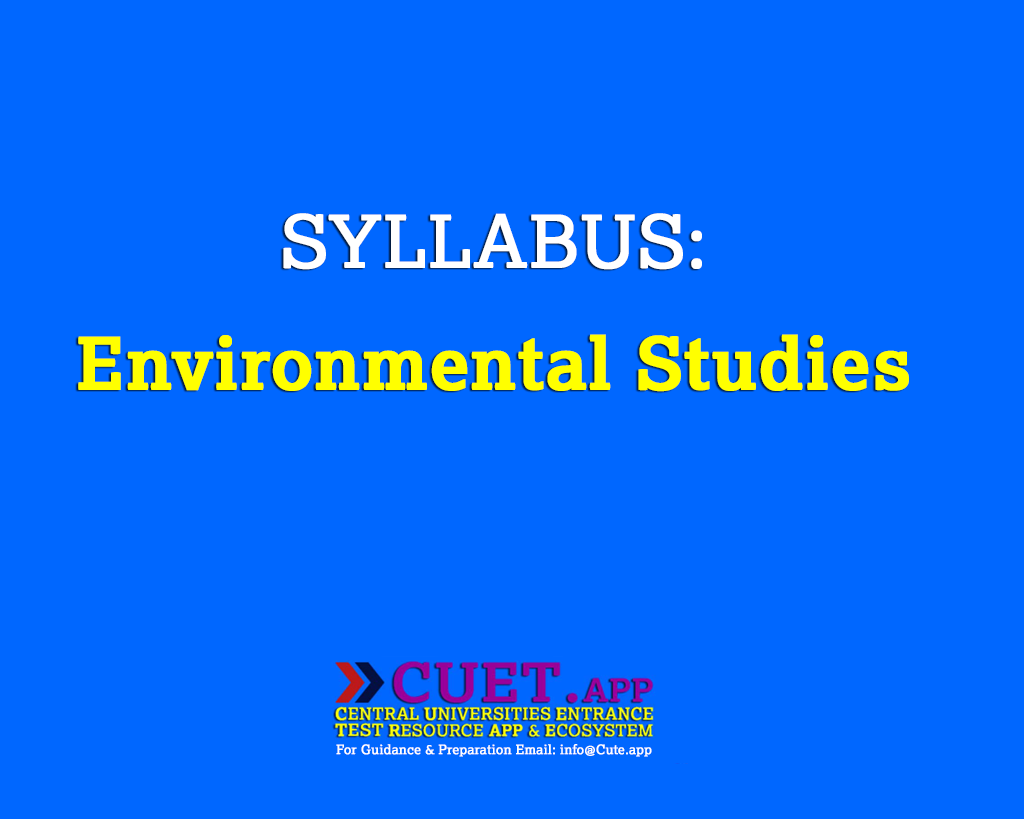 Syllabus | Environmental Studies