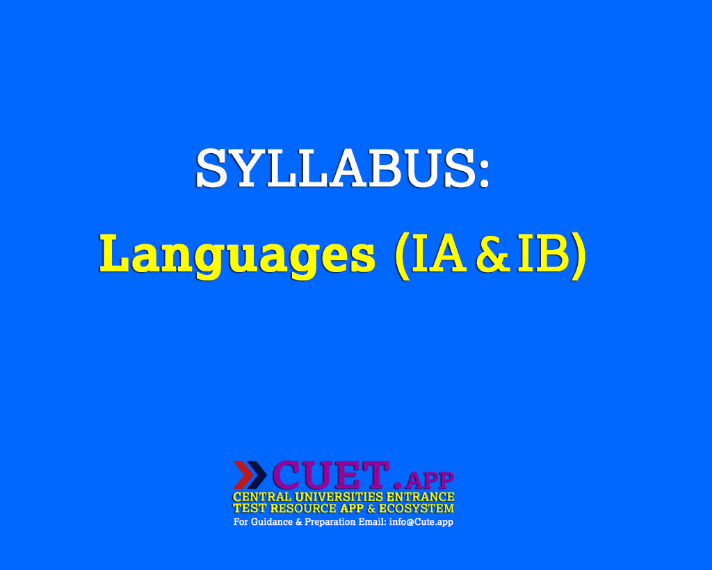 Syllabus | Languages (IA & IB)