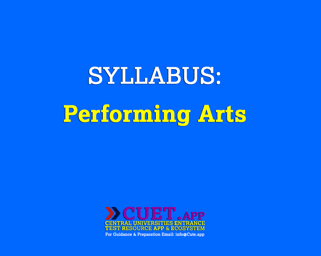 Syllabus | Performing Arts