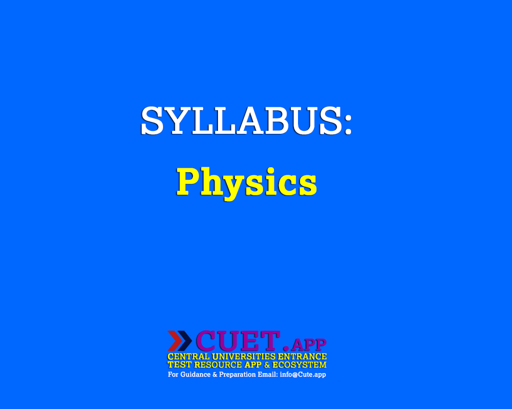 Syllabus | Physics
