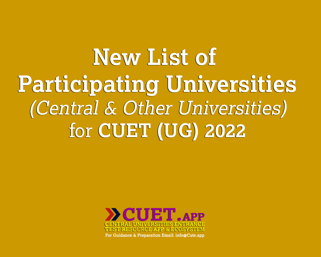 Participating Universities | CUET (UG) 2022
